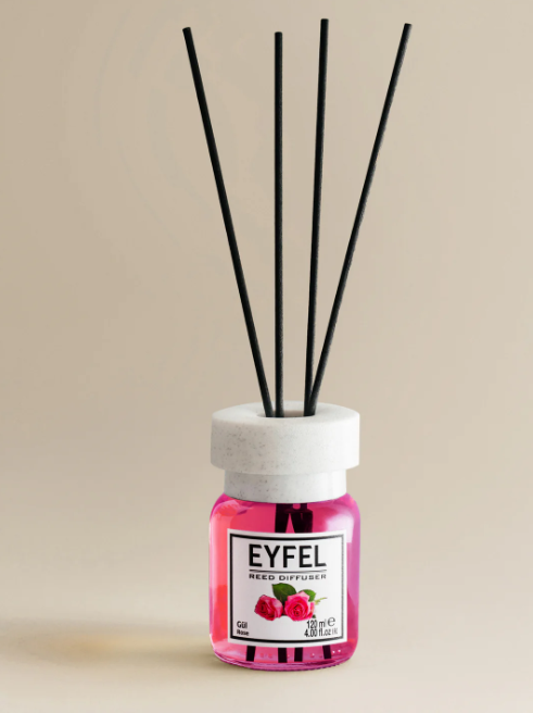 EYFEL Reed Diffuser (4 X 120ml) Rose