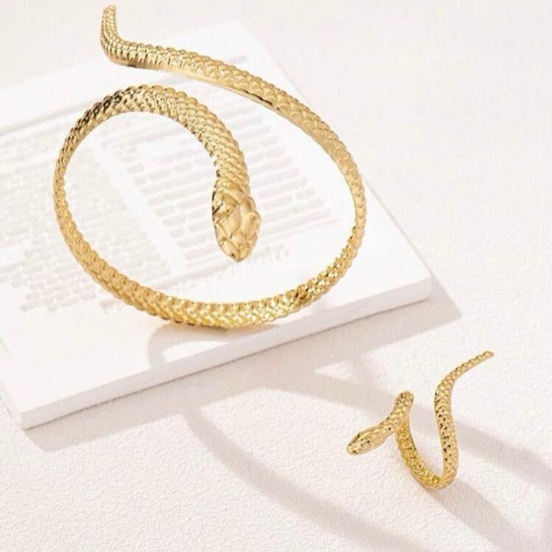 1 Set-Bracelet&Ring /9 chooses Of European & American Style Design Women Ring & Bracelet Set