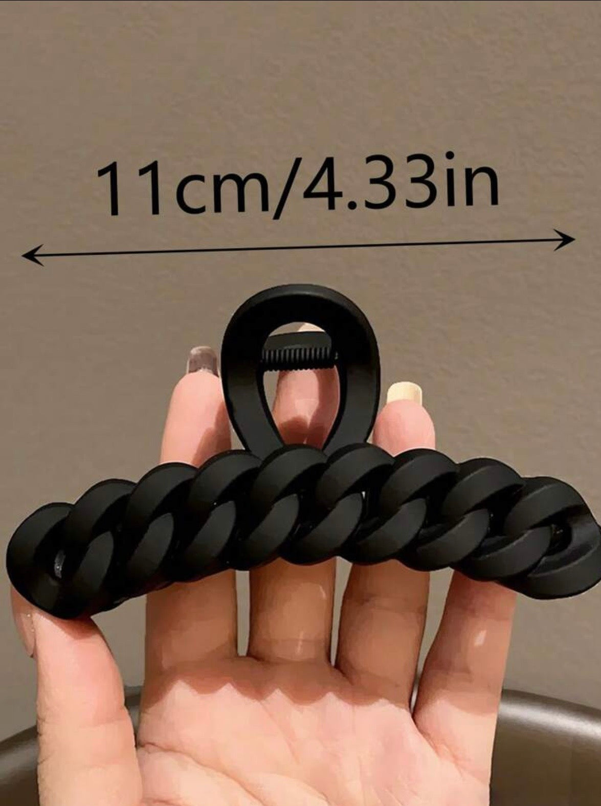 4pcs Women's Simple Solid Color Plastic Hair Clips Versatile Elegant for Daily Casual Party Commute Vacation Use