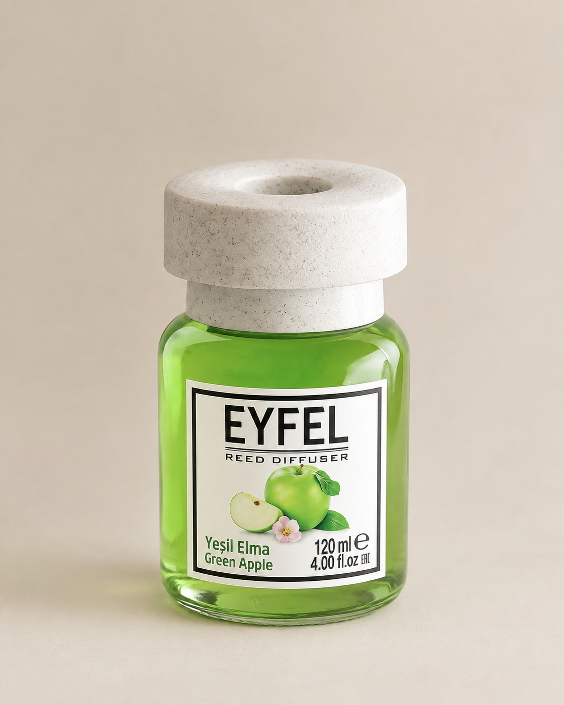 Eyfel Reed Diffuser 120ml Green Apple