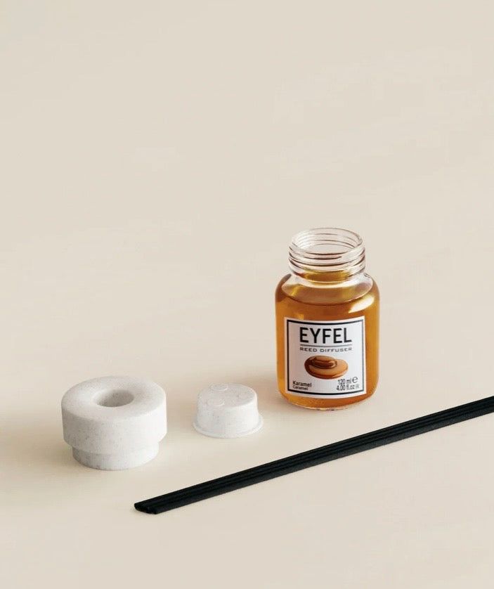 Eyfel Reed Diffuser (4✖️120ml) Caramel