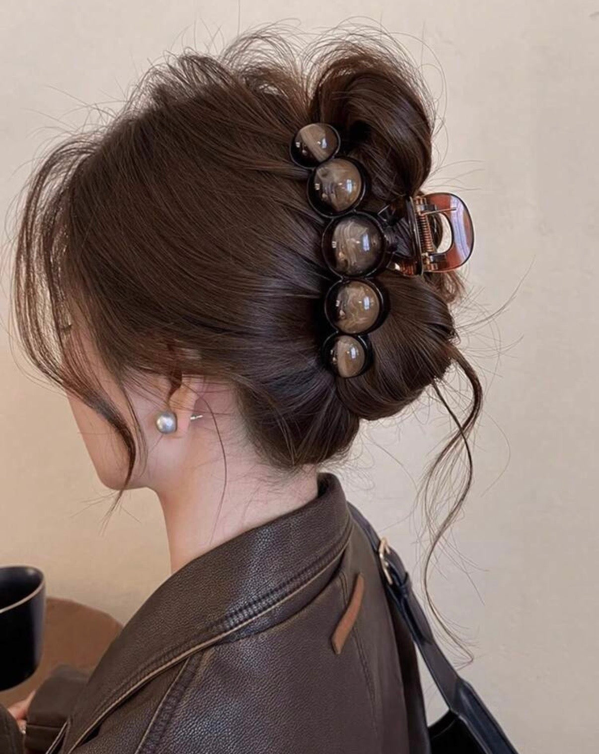 2/1 Fashionable Faux Pearl Simple And Elegant Hair Clips, Multiple Hair Claw, High-End Hair Accessories, Hair Clips For Clothing MatchingLength 11cm