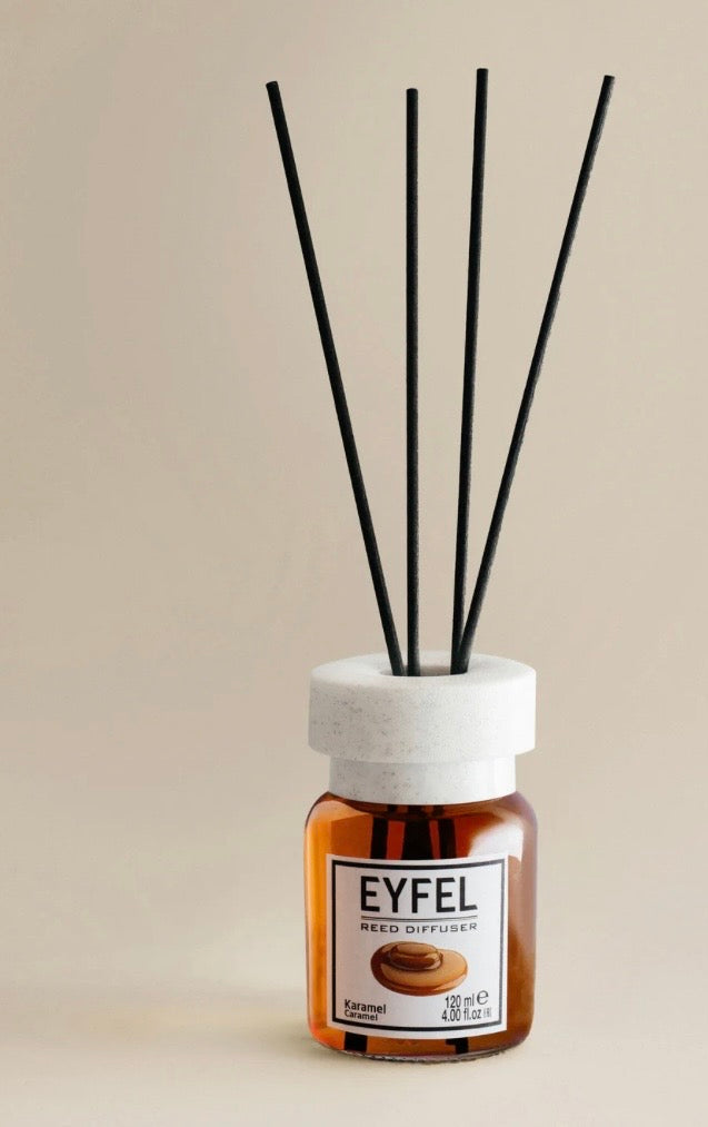 Eyfel Reed Diffuser (4✖️120ml) Caramel