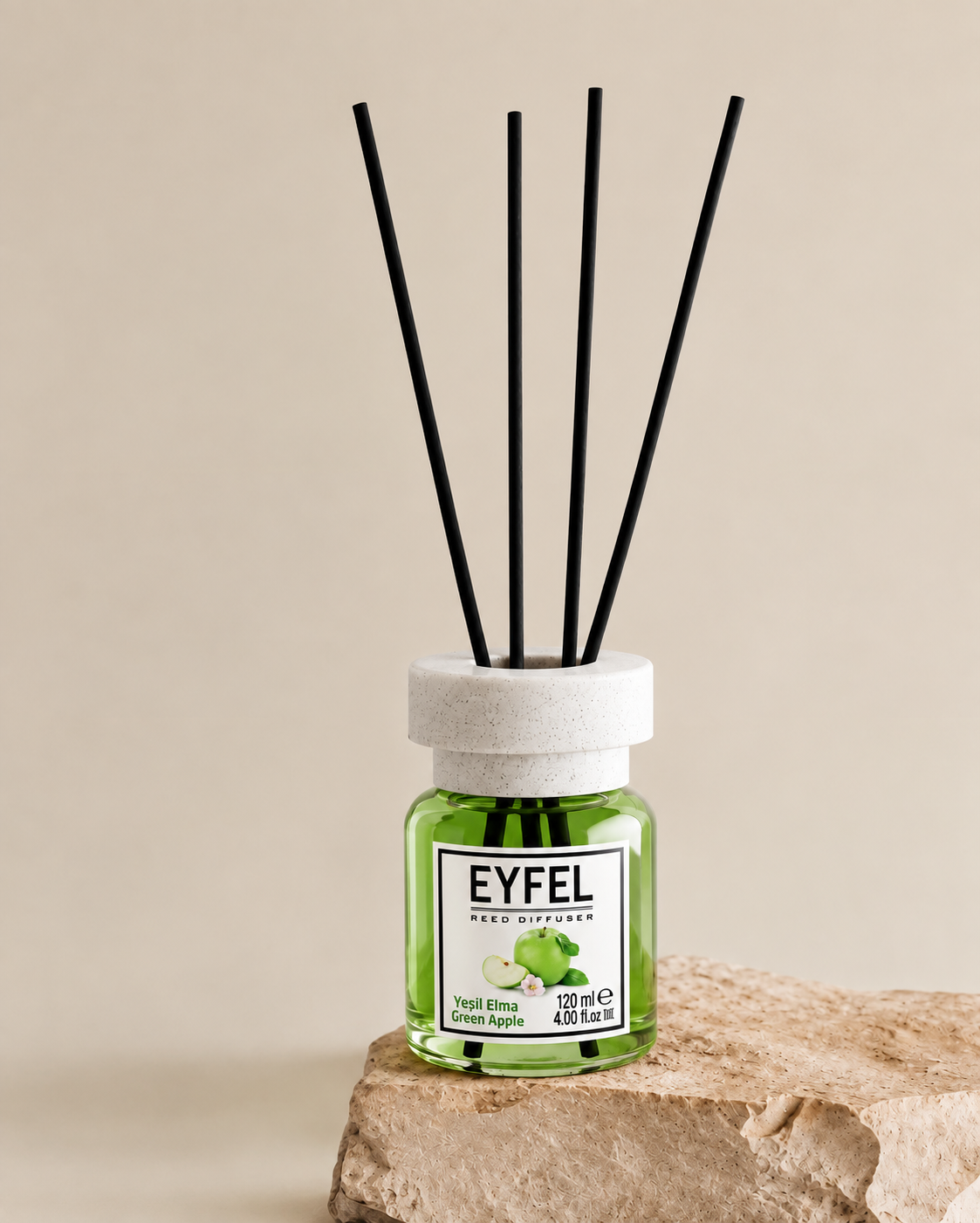 Eyfel Reed Diffuser 120ml Green Apple