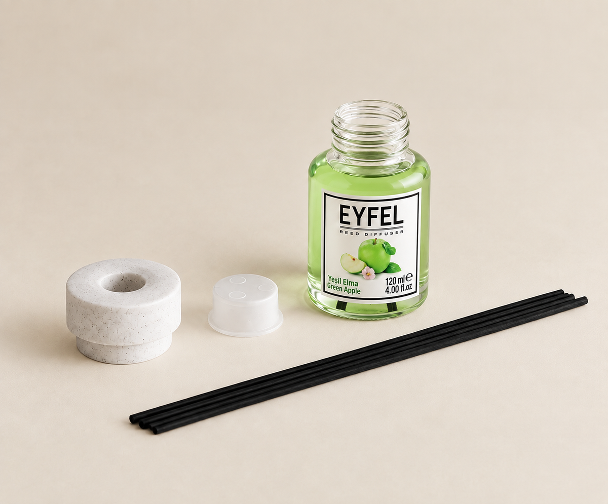 Eyfel Reed Diffuser 120ml Green Apple