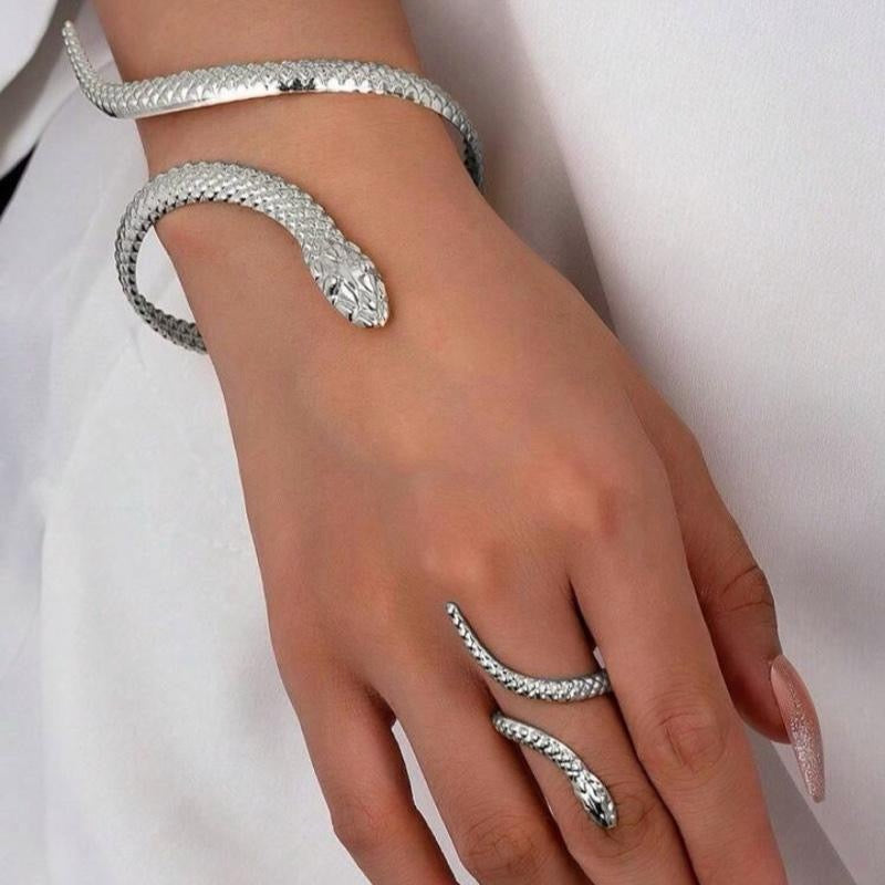 1 Set-Bracelet&Ring /9 chooses Of European & American Style Design Women Ring & Bracelet Set