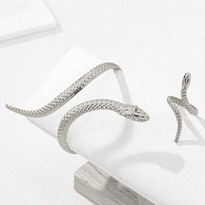 1 Set-Bracelet&Ring /9 chooses Of European & American Style Design Women Ring & Bracelet Set