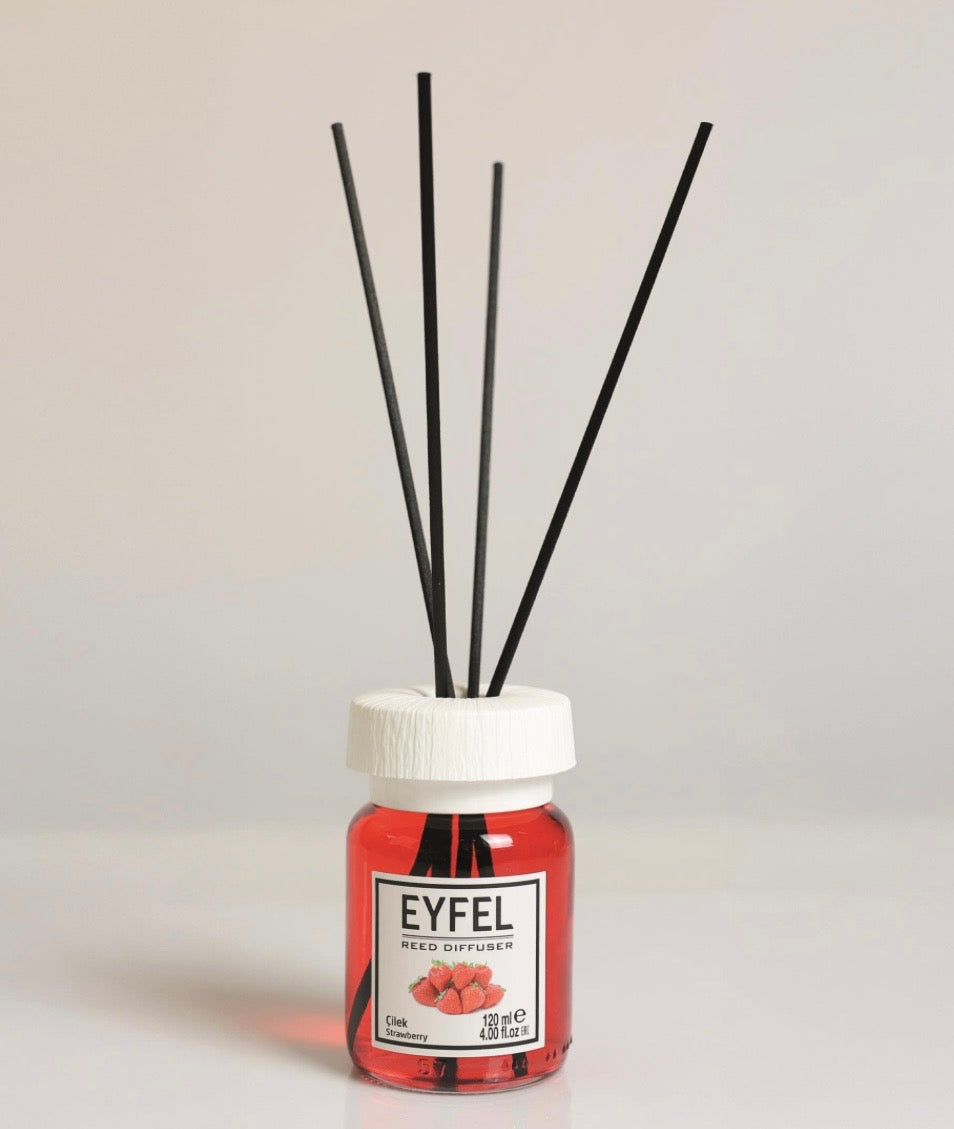 Eyfel Reed Diffuser (4✖️120ml) Strawberry