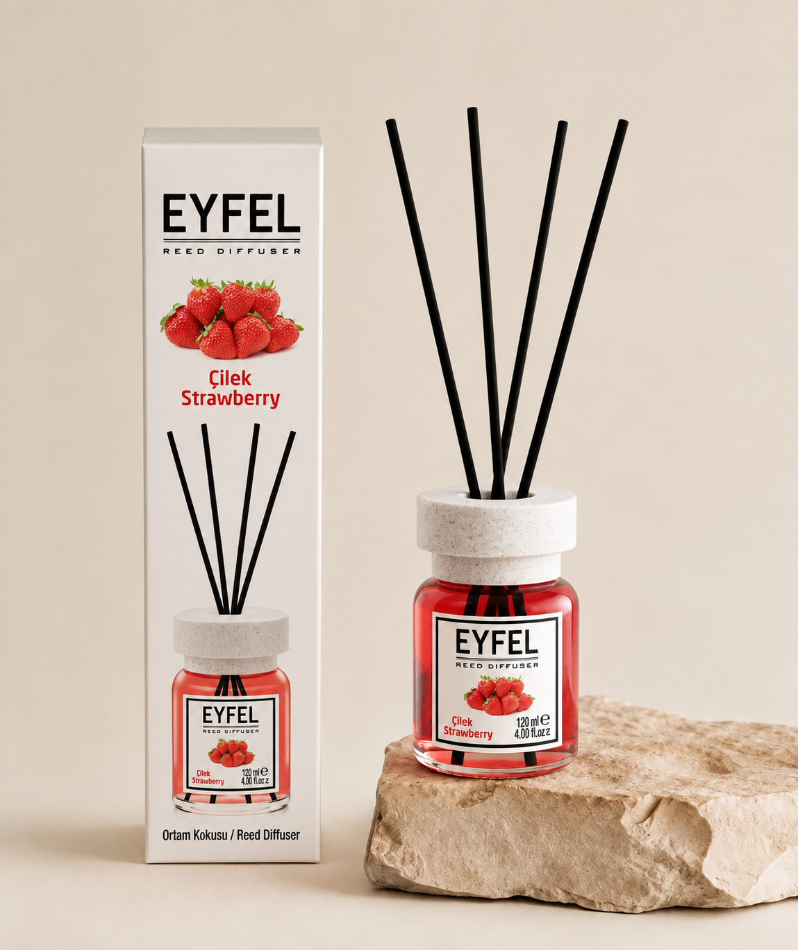 Eyfel Reed Diffuser 120ml Strawberry