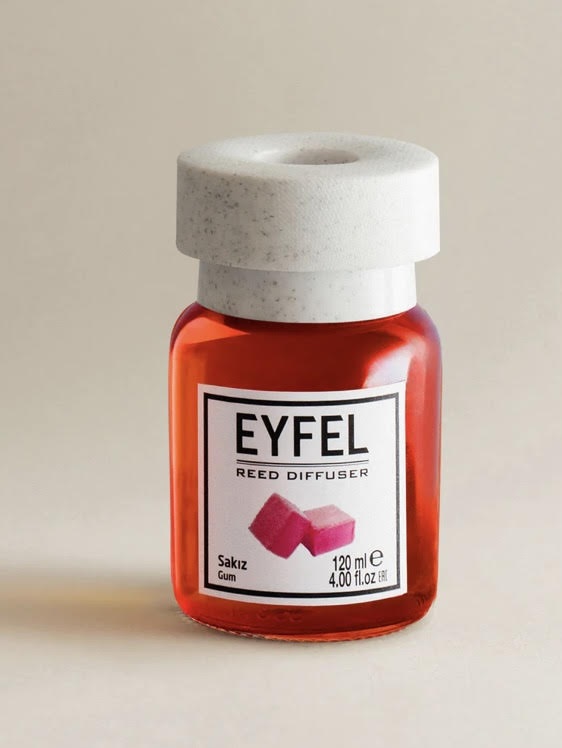 EYFEL Reed Diffuser (4x120ml) Gum